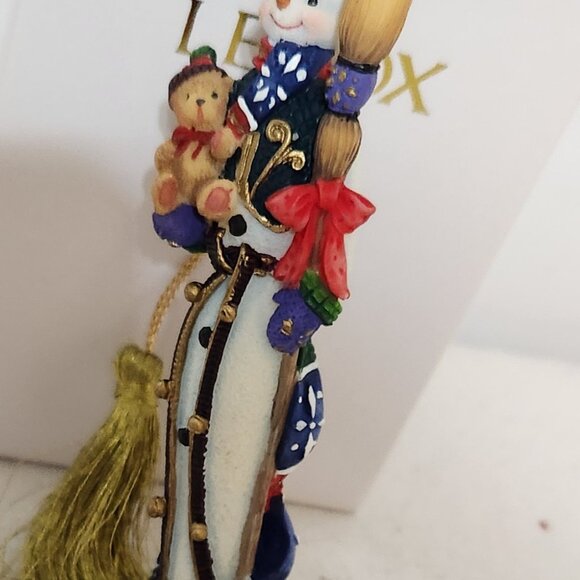 Lenox Christmas Ornament "A Snowy Friend-Pencil Snowman" - Picture 2 of 4